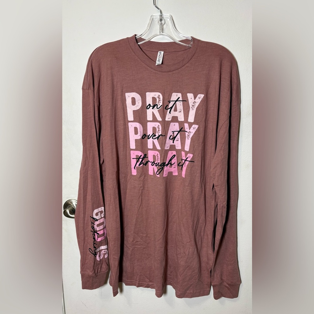 Cute faith-inspired long sleeve tee – cozy everyday top